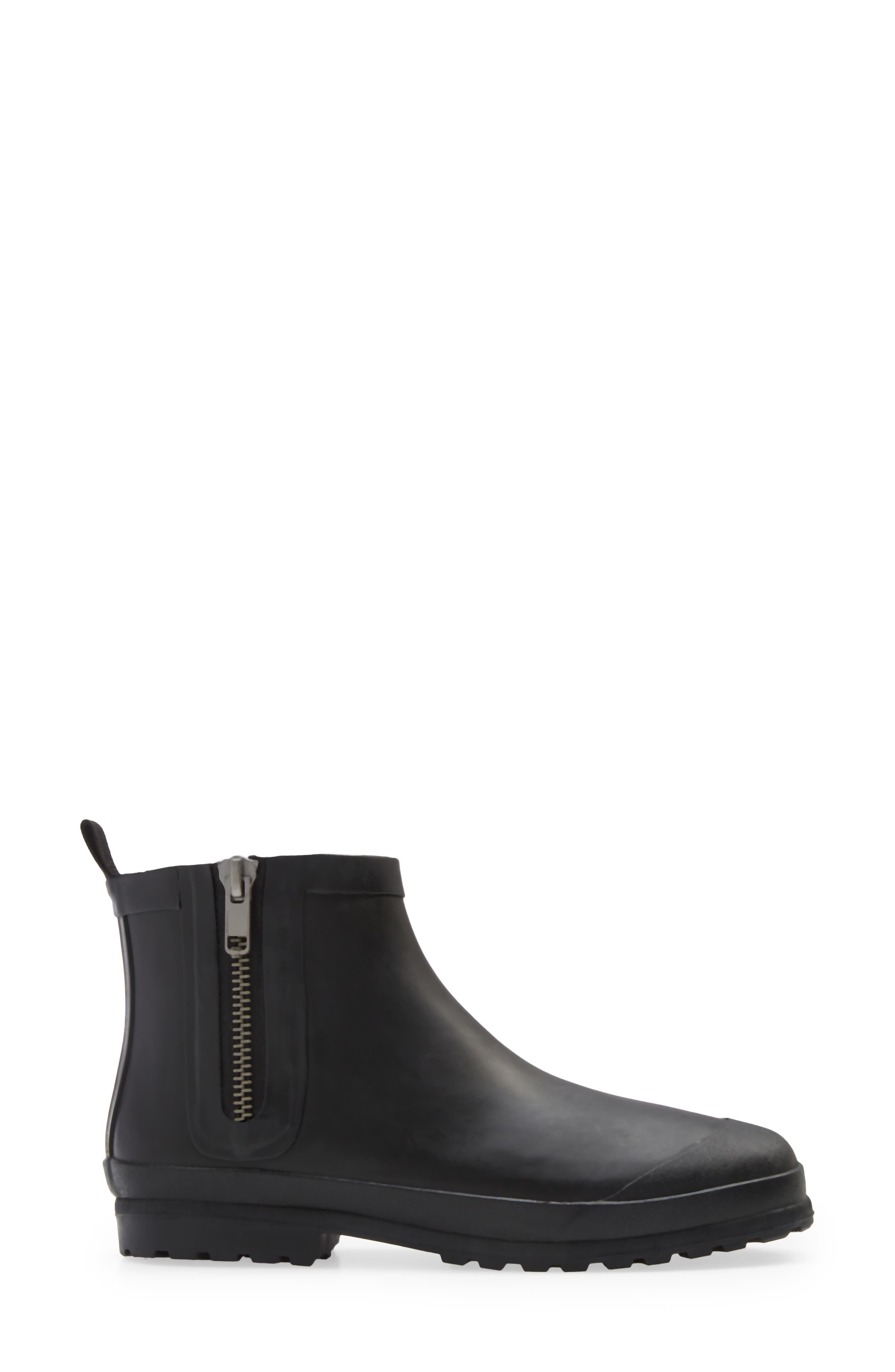 Madewell The Zip-Up Lugsole Rain Boot, Alternate, color, 