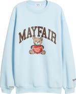 THE MAYFAIR GROUP Bear Fleece Graphic Sweatshirt