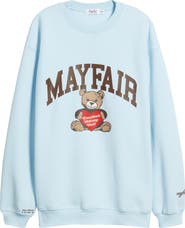 THE MAYFAIR GROUP Bear Fleece Graphic Sweatshirt