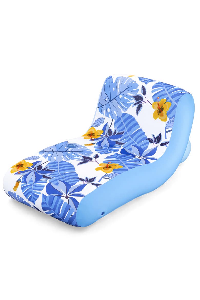 Blissful Drifter Inflatable Pool Lounge, Main, color, Multicolored