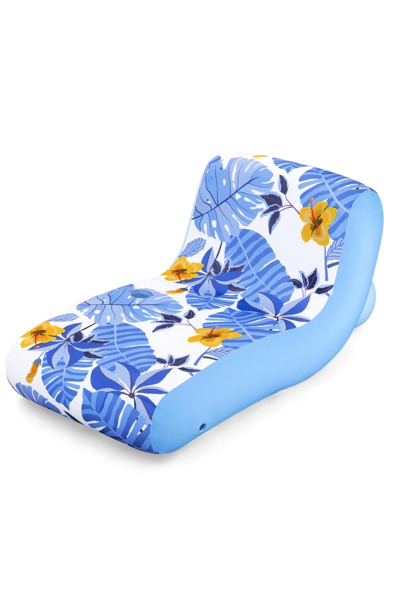 H2OGO! Blissful Drifter Inflatable Pool Lounge, Main, color, Multicolored