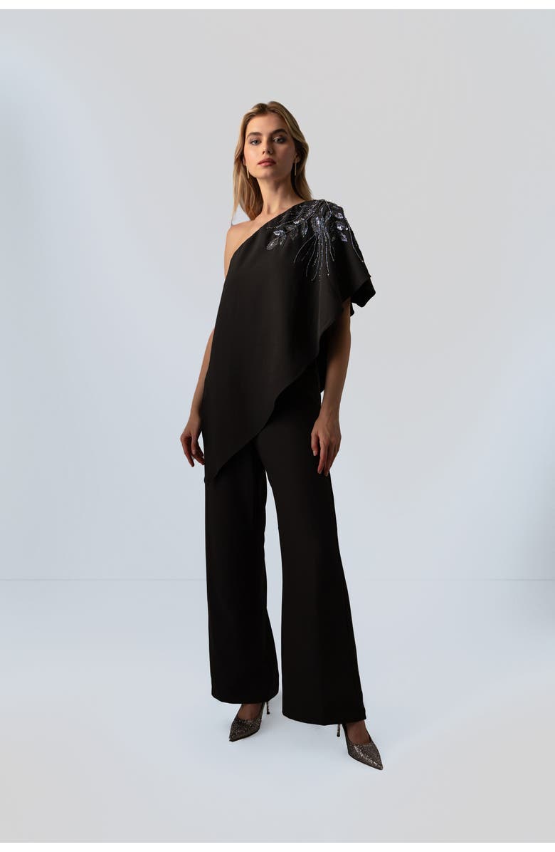 RAISHMA Gwen Black Jumpsuit, Main, color, Brown