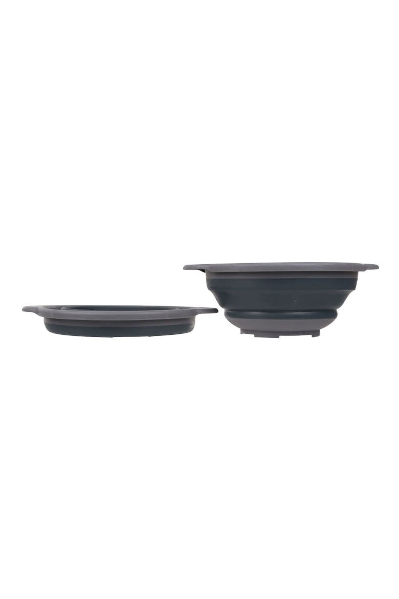 Folding Bowl, Alternate, color, Ebony Grey
