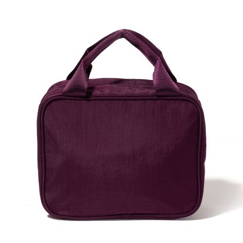 Baggallini Hanging Travel Toiletry Kit In Mulberry