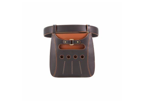Perrin Paris Cabbie Belt Bag In Espresso