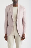 Peter Millar Hyperlight Soft Pink Check Linen Blend Sport Coat