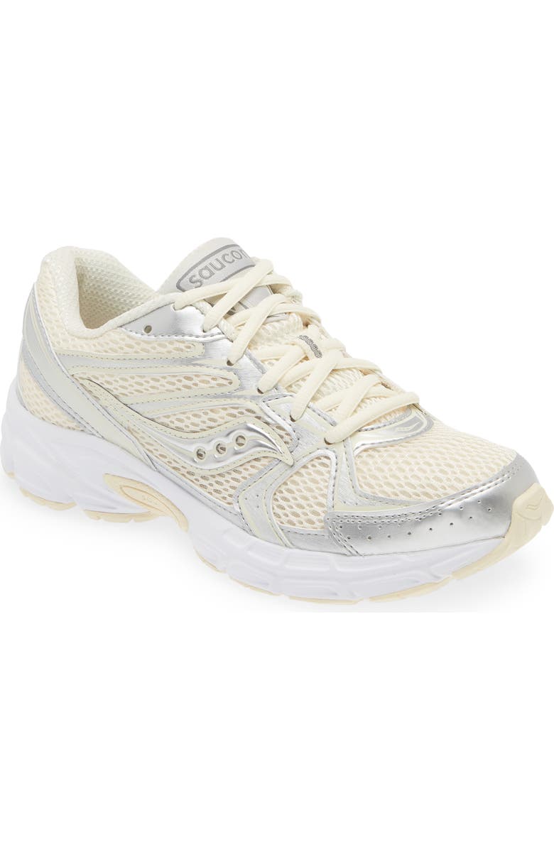 Saucony Ride Millenium Sneaker, Main, color, Cream/Silv