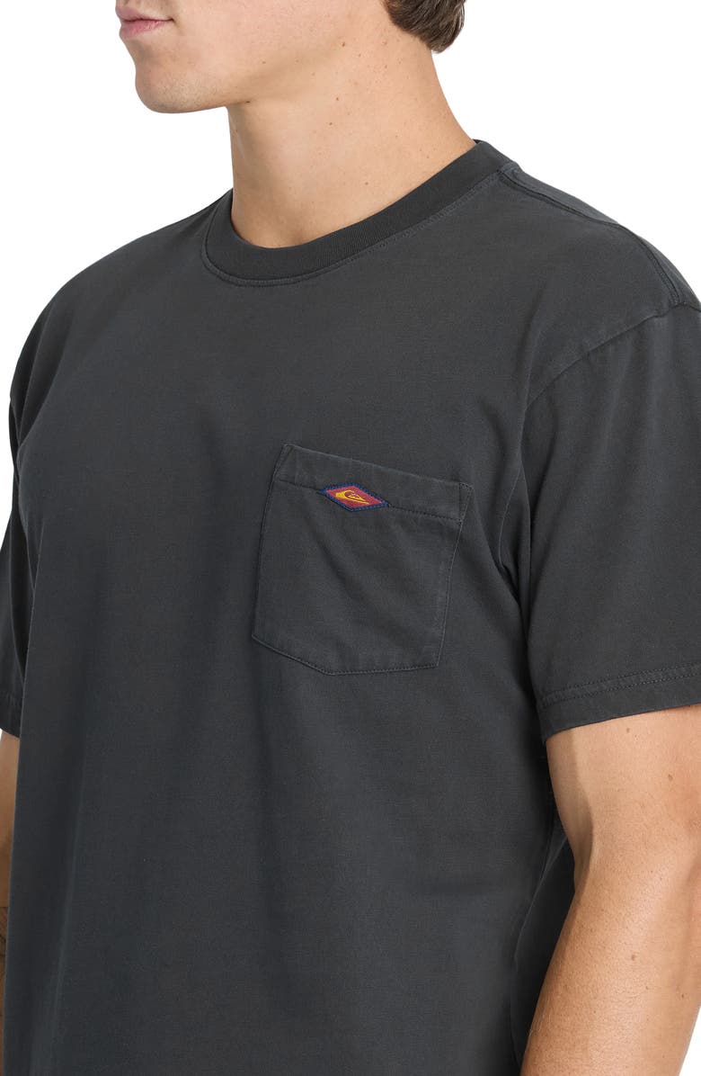 Quiksilver Saltwater Cotton Pocket T-Shirt, Alternate, color, Phantom