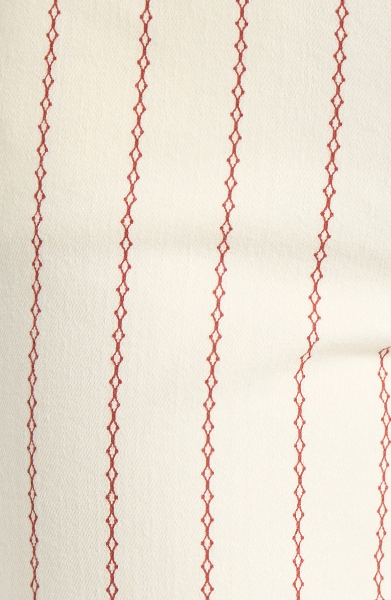 CITY BLUES Stripe Straight Leg Jeans, Alternate, color, Pearl/ Tamarind