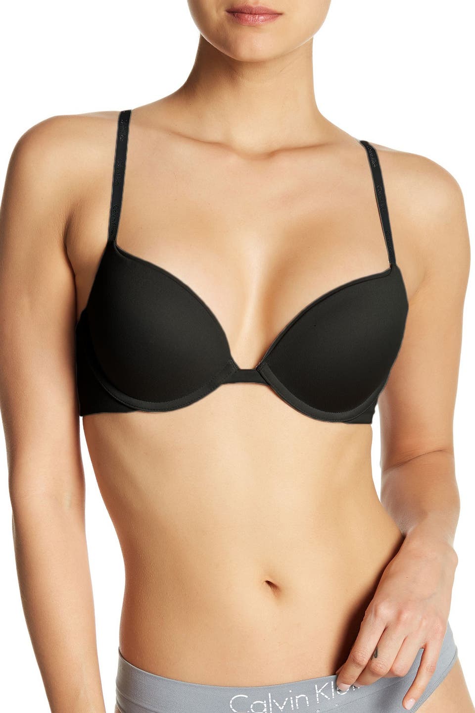 Calvin Klein Push-up Underwire Plunge Bra