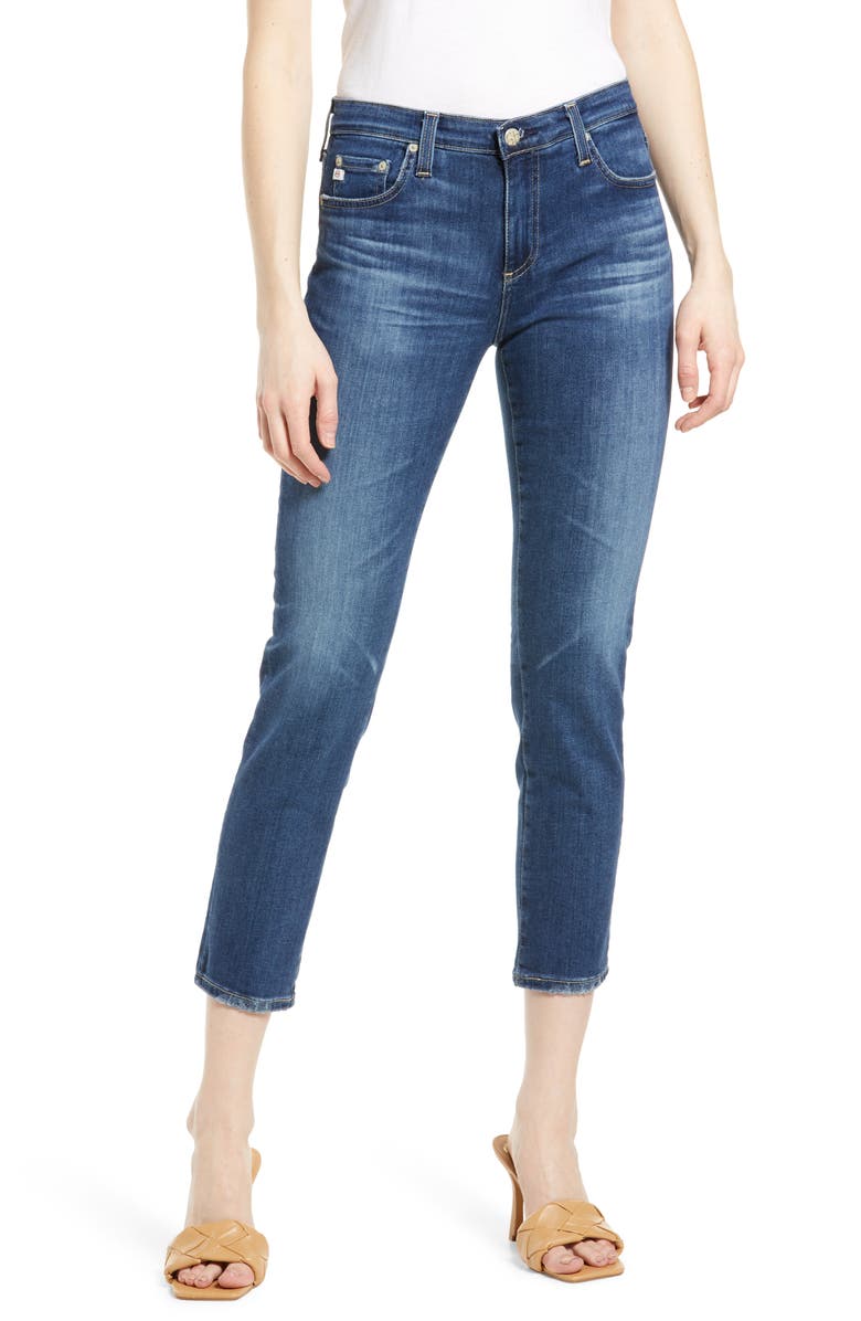 AG Prima Cigarette Crop Jeans, Main, color, 