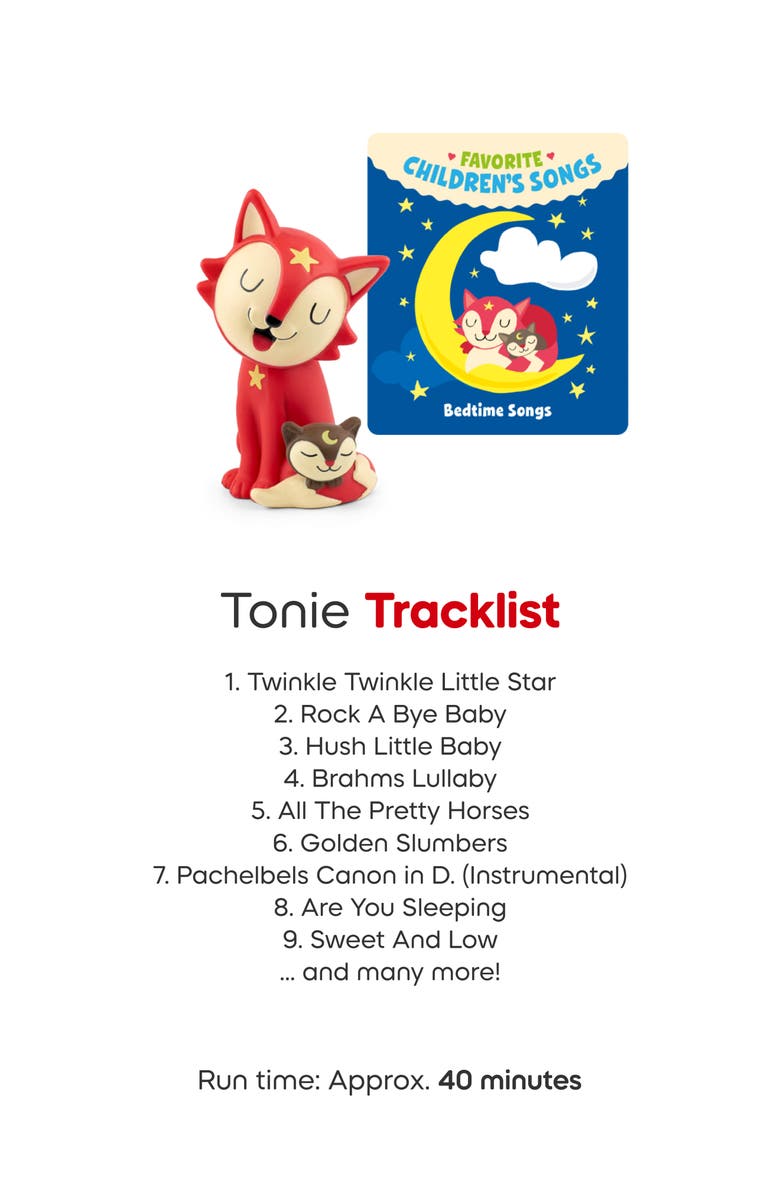 tonies 2-Pack Bedtime & Counting Songs Tonie Audio Figurines, Alternate, color,