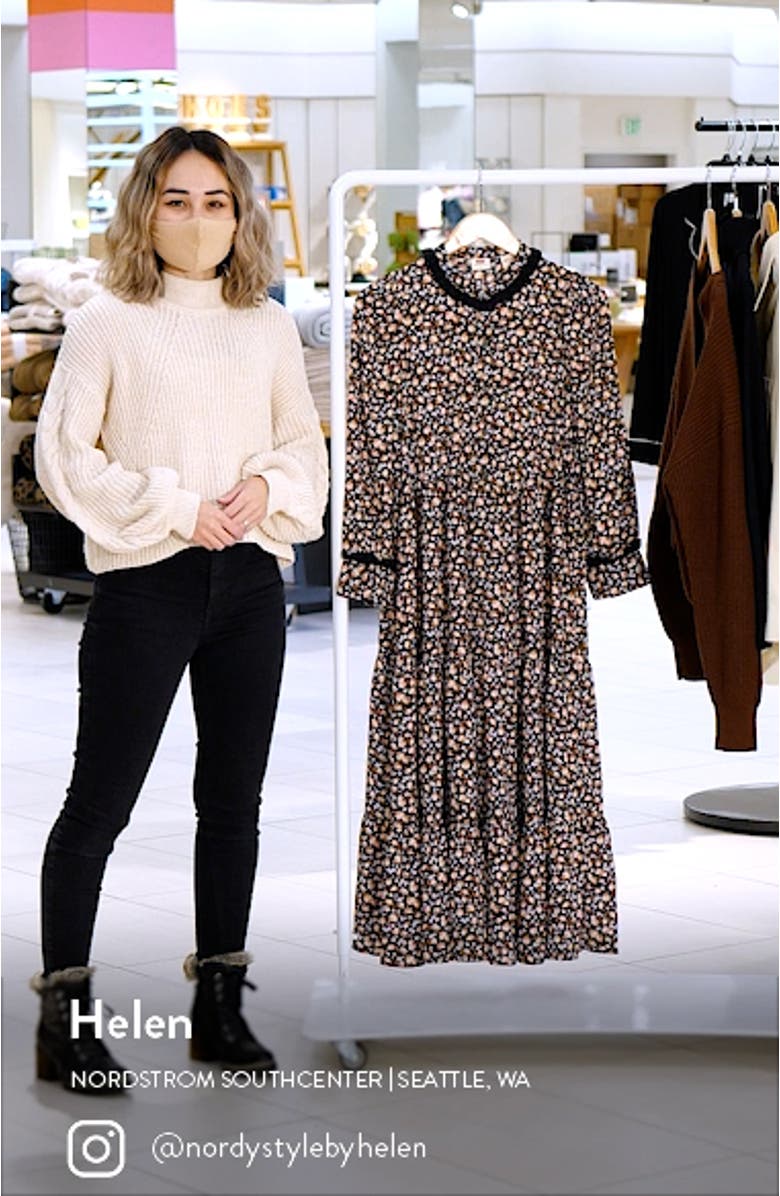 Levi's <sup>®</sup> Farah Floral Midi Dress, sales video thumbnail