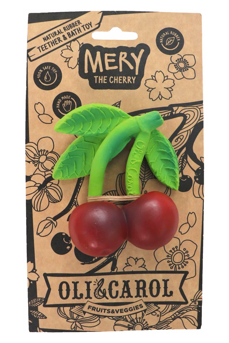 Mery the Cherry Teething Toy, Alternate, color, NO COLOR