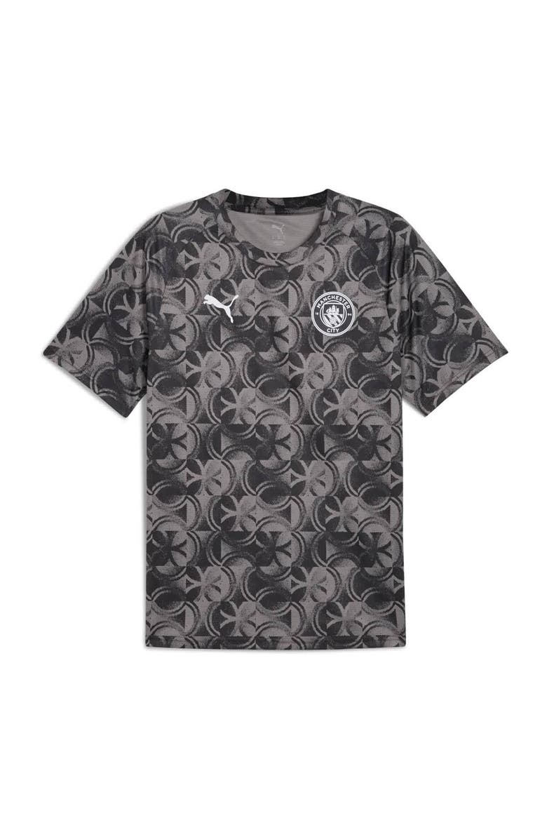 PUMA Men's Puma Black Manchester City 2025/26 Pre-Match Training Jersey, Alternate, color, Black