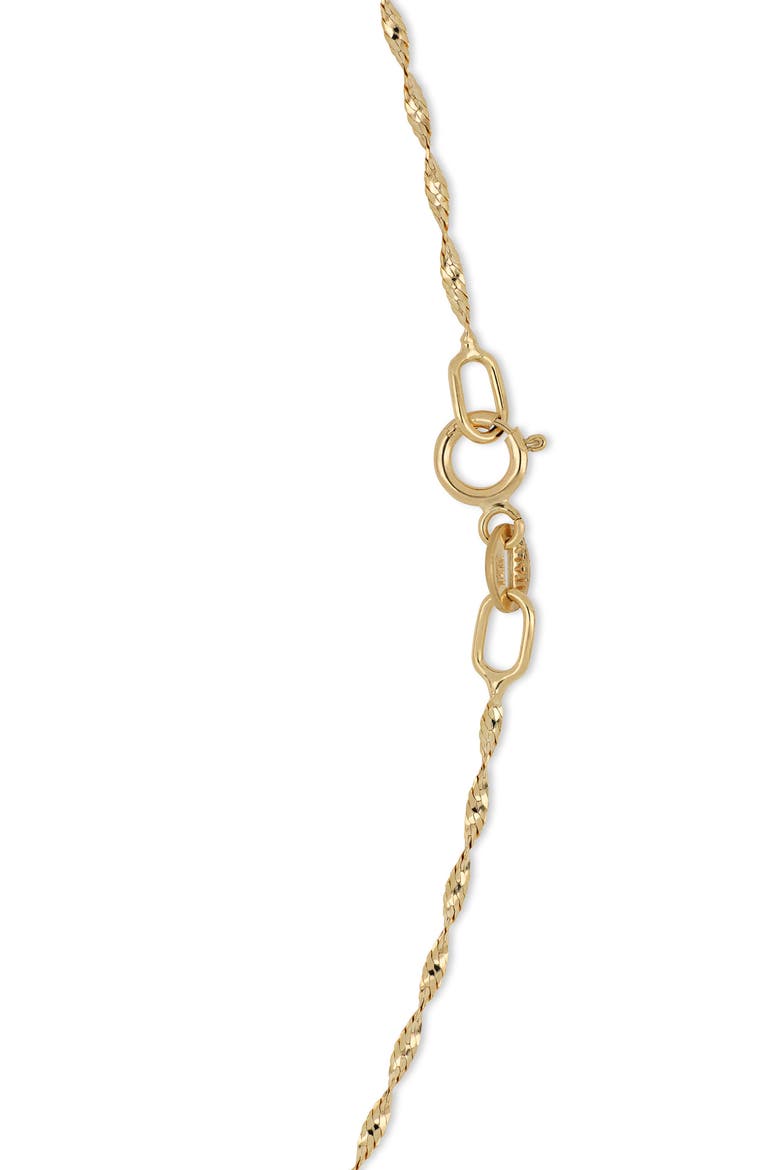 14k Gold Chain Bracelet, Alternate, color, 14KY