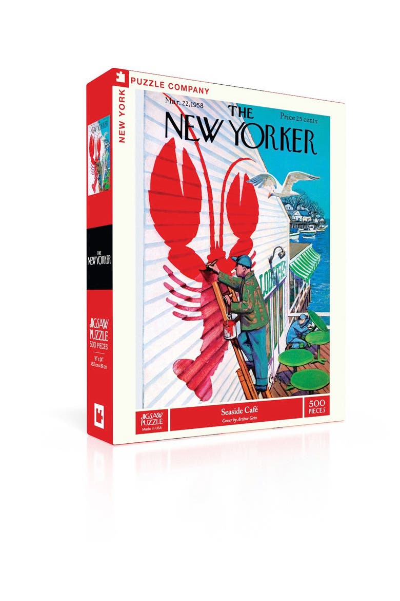 Seaside Café 500 Piece Puzzle, Alternate, color, No Color