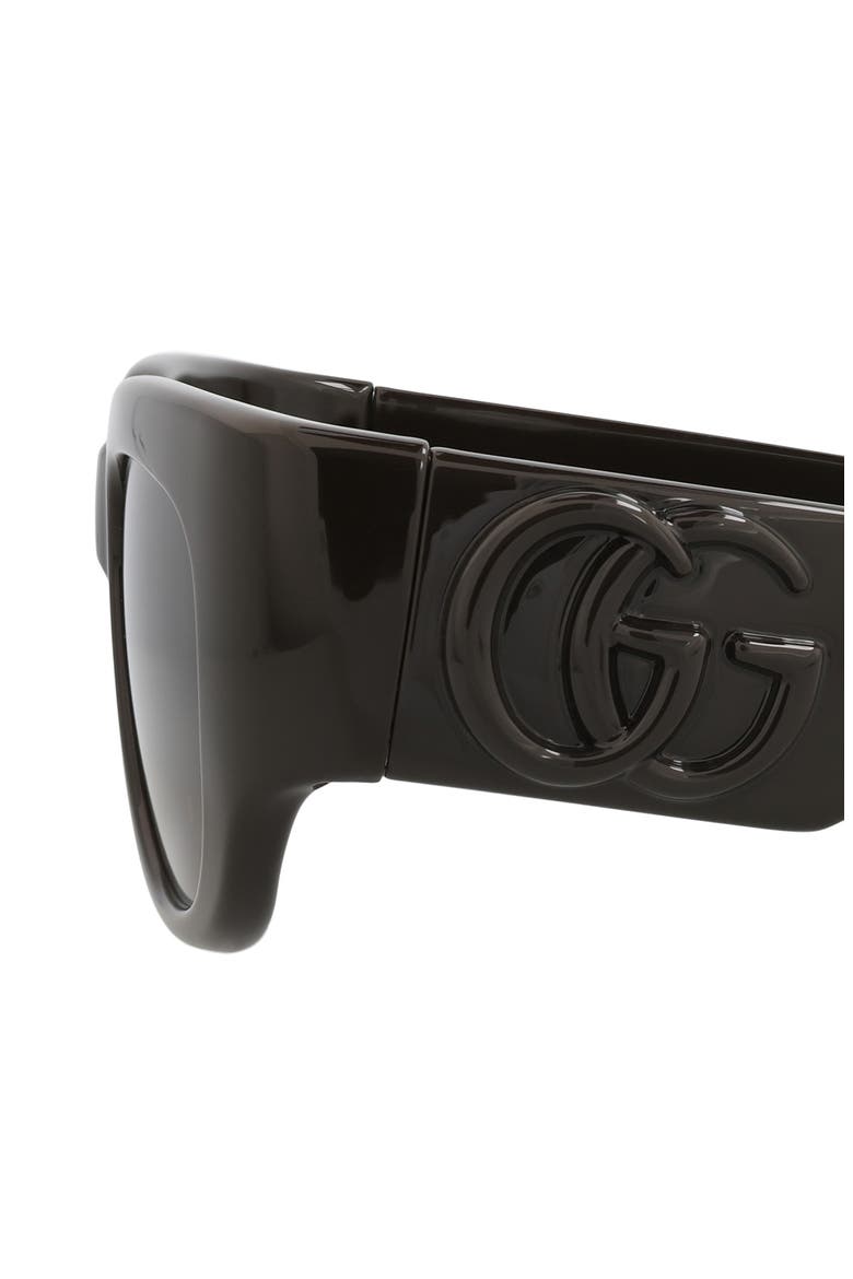 53mm Square Sunglasses, Alternate, color, BROWN BROWN BROWN