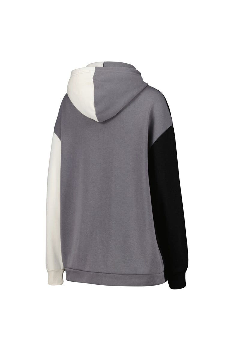 Women's Gameday Couture Black Florida State Seminoles Hall of Fame Colorblock Pullover Hoodie, Alternate, color, Gray