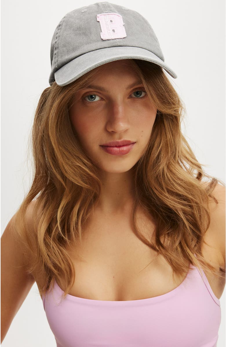 COTTON ON BODY Women's Active Graphic Cap, Alternate, color, Washed Grey Bac