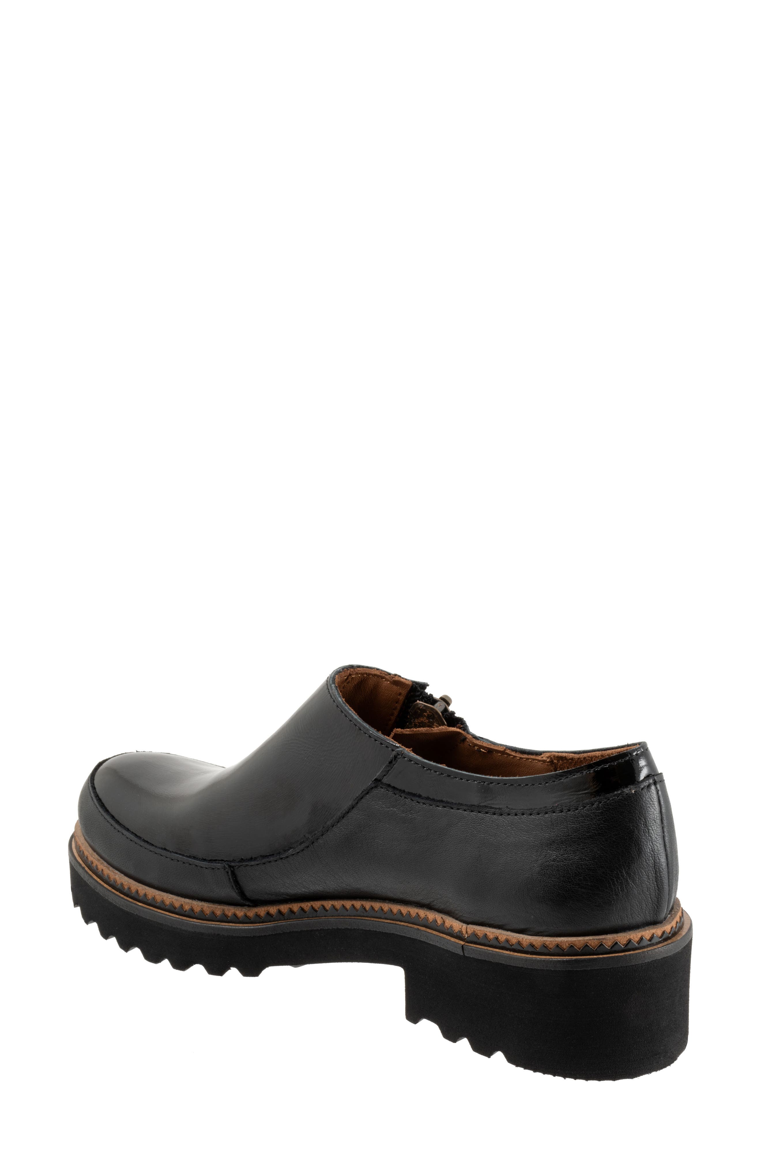 Bueno Amelia Zip-Up Loafer, Alternate, color, Black Patent