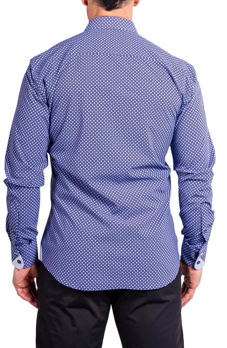 Maceoo Einstein Stretch Ascension Contemporary Fit Button-Up Shirt, Alternate, color,