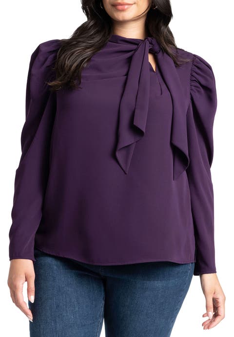 Drape Front Blouse