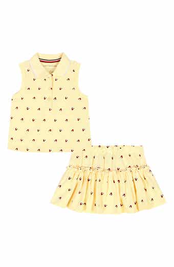 Printed Heart Logo Tank & Skirted Bloomers Set