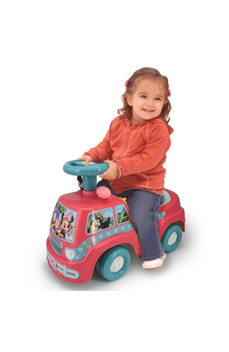 Kiddieland Lights N' Sounds Camper Minnie, Disney Foottofloor Vehicle, Alternate, color, Multicolored