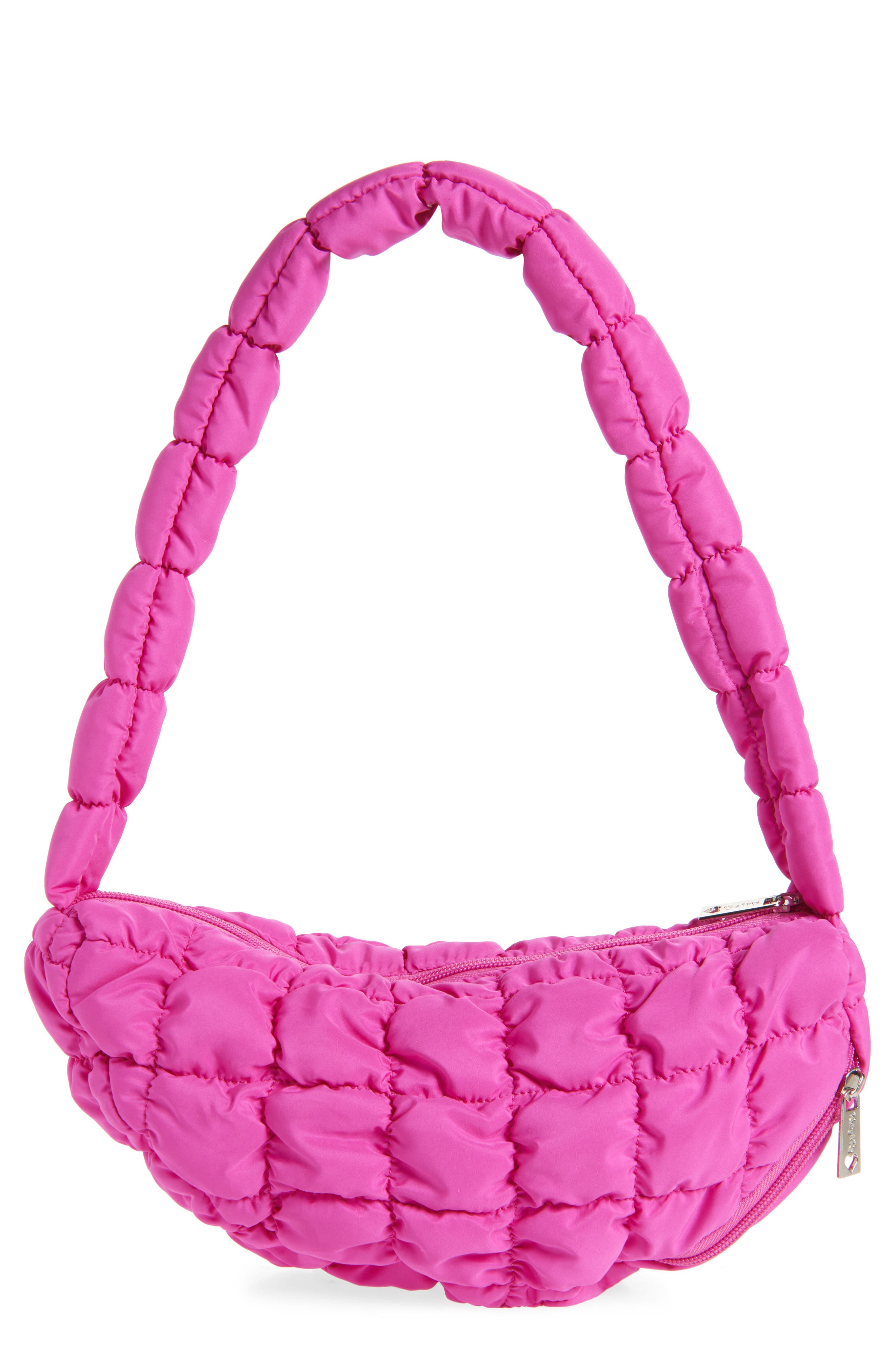 Ruby & Ry Kids' Quilted Shoulder Bag in Pink 