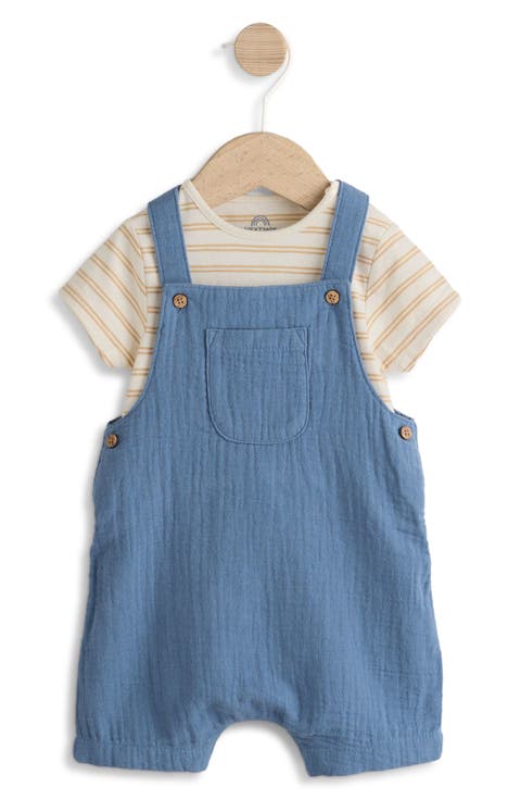 Short Sleeve Crinkle Romper