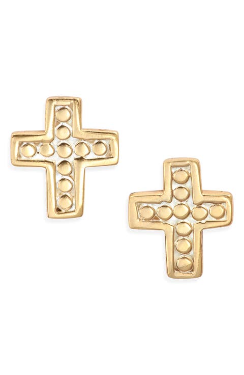 Cross Stud Earrings
