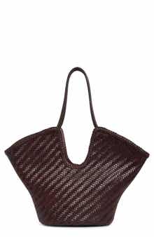 Lynn Woven Leather Tote