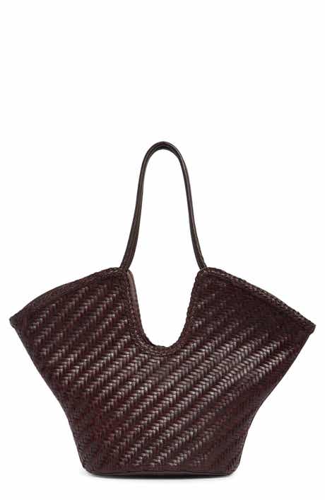 Lynn Woven Leather Tote