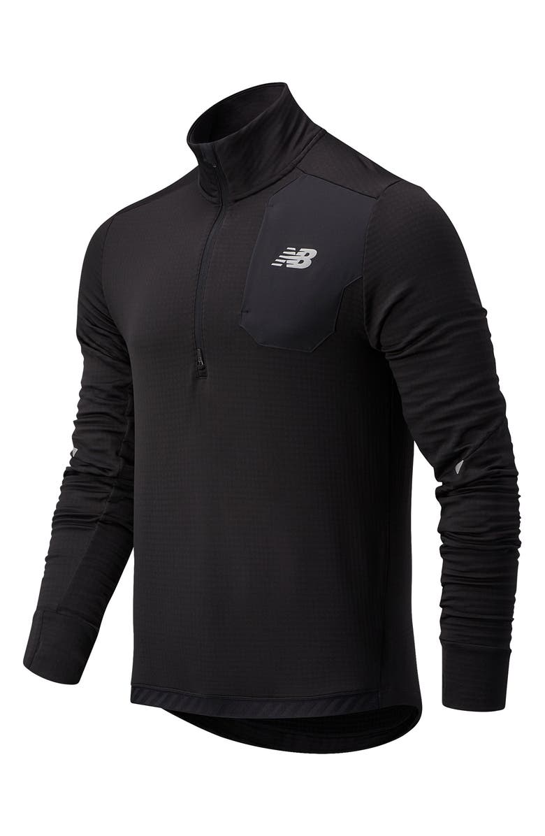 New Balance Run Heat Grid Men's Half Zip Performance Pullover, Main, color, 