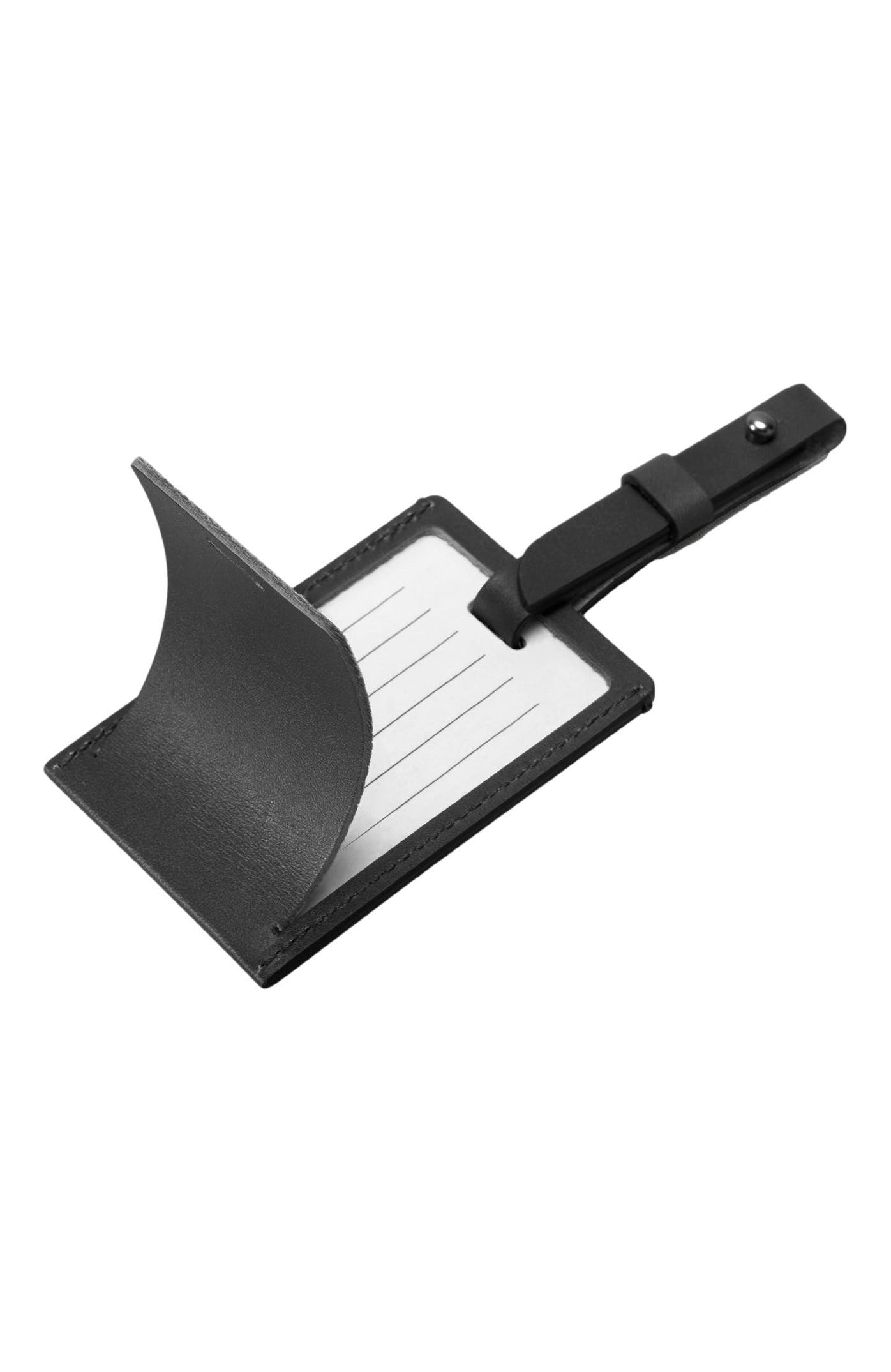 Carl Friedrik The Luggage Tag, Alternate, color, Black