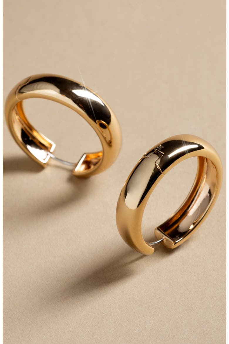 Sol Hoop Earrings, Alternate, color, RHODIUM PLATED