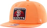 '47 Men's '47 Orange San Francisco Giants Cypress Captain Snapback Hat