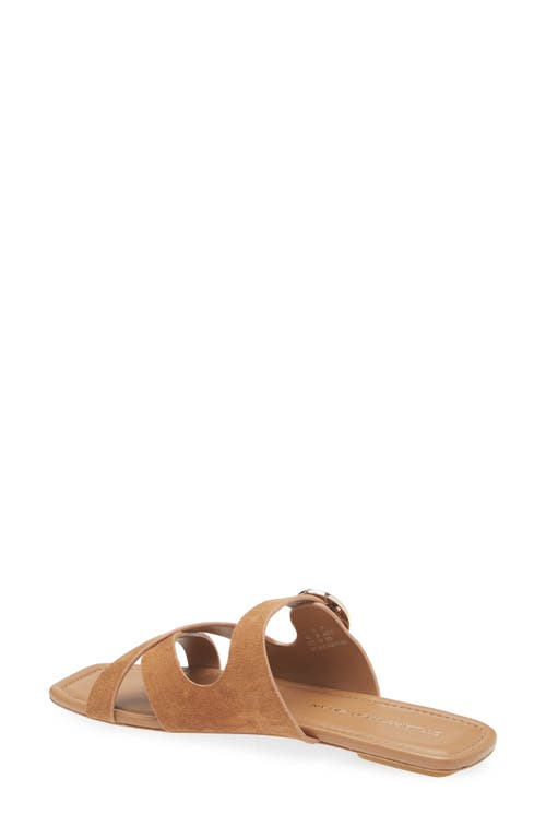 Stuart Weitzman Villa Suede Slide Sandals