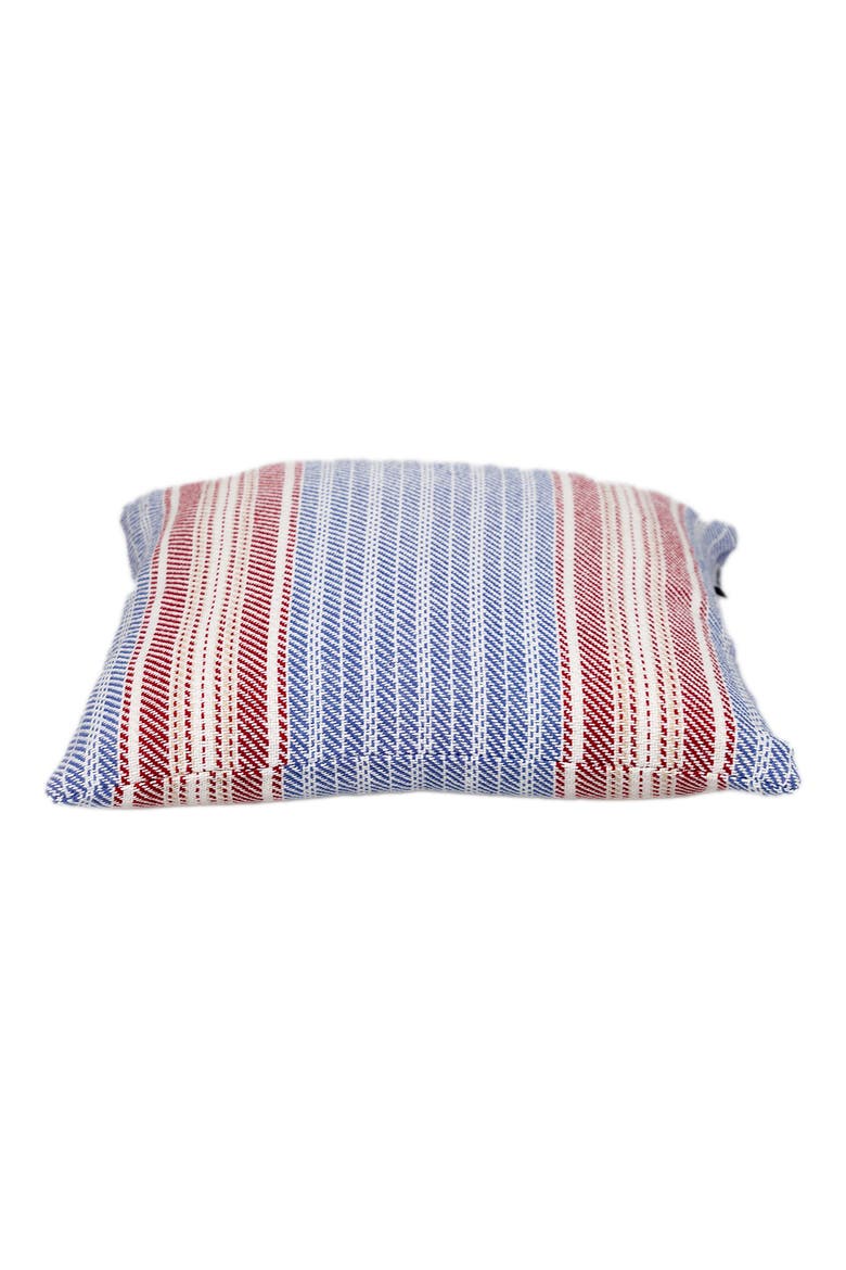 Striped Throw Pillow, Alternate, color, BLUE