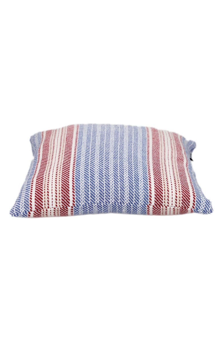PARKLAND COLLECTION Striped Throw Pillow, Alternate, color, Blue