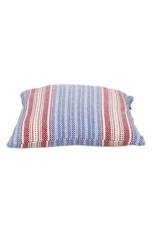 Parkland Collection Striped Throw Pillow In Blue