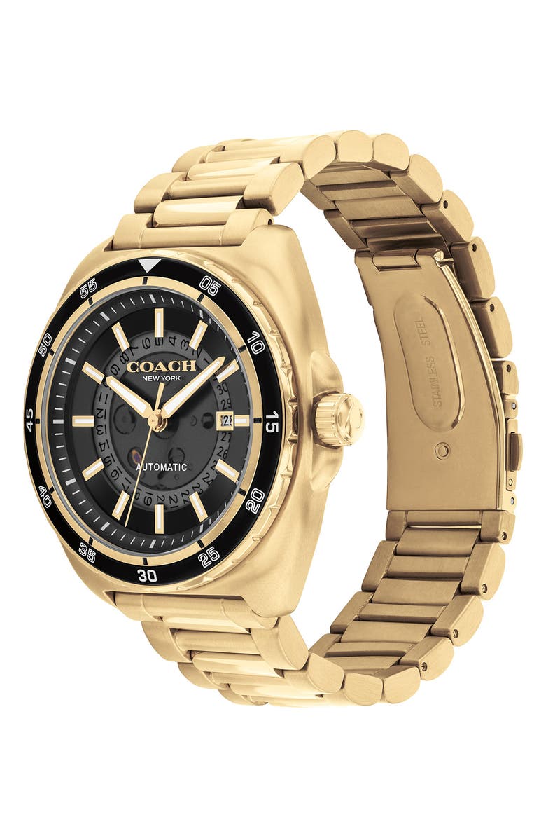 COACH Charter Automatic Bracelet Watch, 44.5mm, Alternate, color,