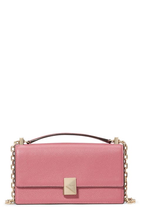 deco pebble leather convertible crossbody bag