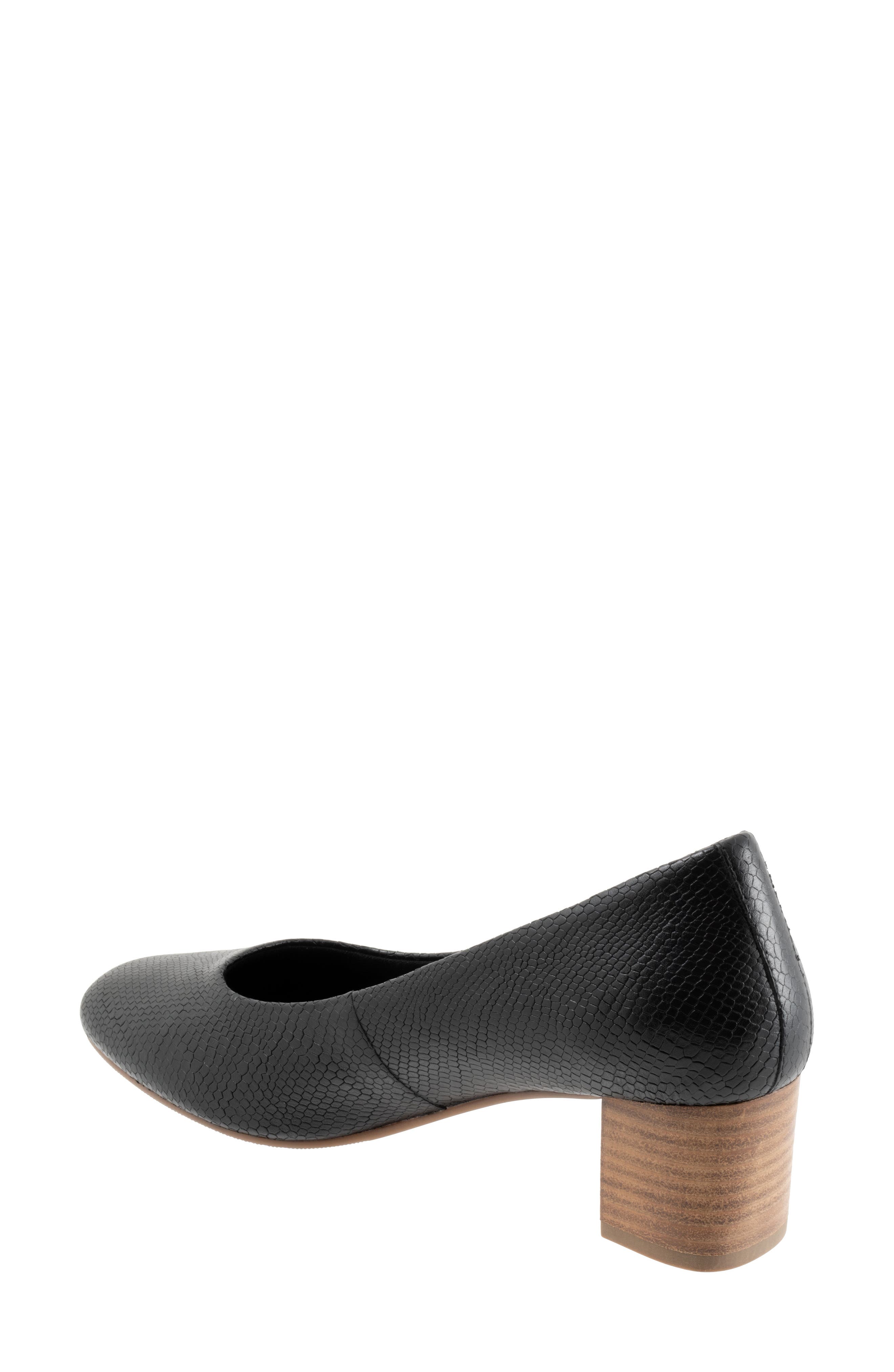 Daria Block Heel Pump, Alternate, color, BLACK SNAKE