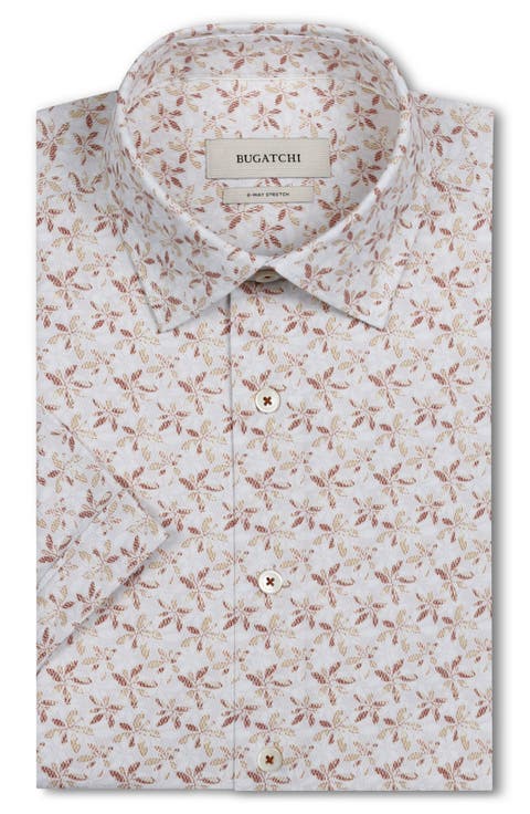 Milo OoohCotton® Floral Short Sleeve Button-Up Shirt