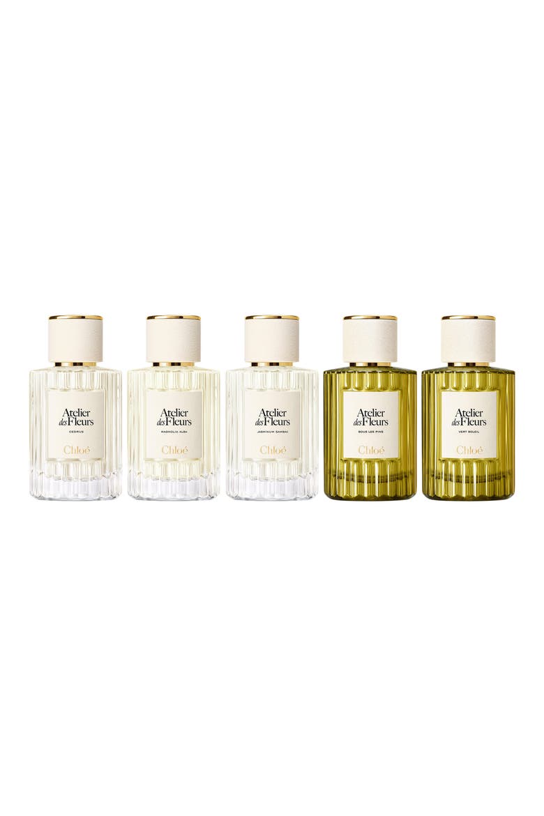 Chloé ATELIER DES FLEURS 旅行用香水5本セット 10ml Chloé Atelier des Fleurs 5-Piece Miniature Eau de Parfum Set