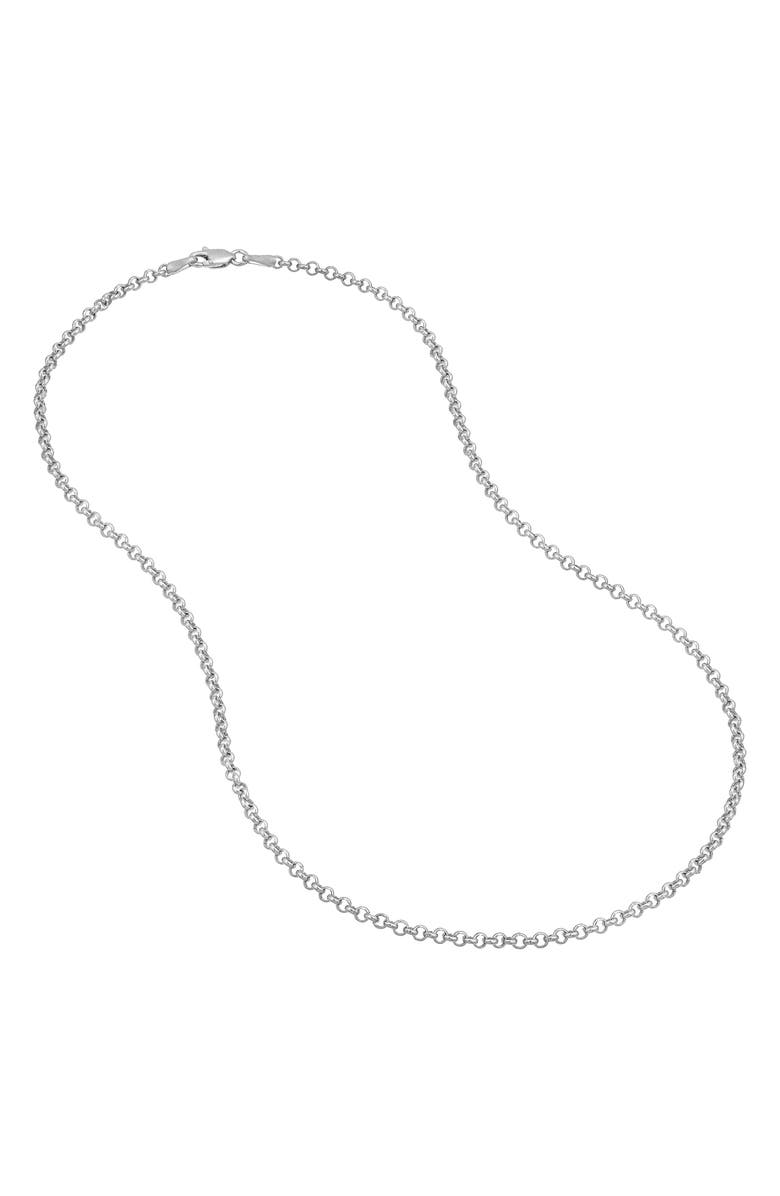 HAWLEY ST 14K Gold Rolo Chain Necklace, Alternate, color, 