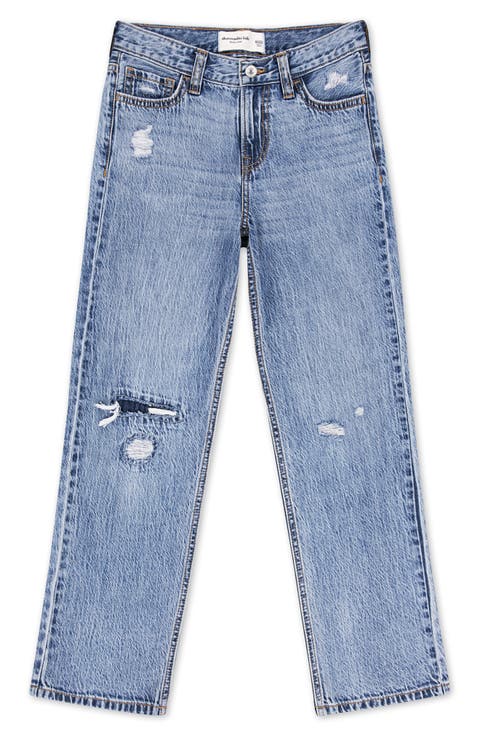 Kids' Ripped & Distressed Baggy Fit Jeans (Extra) (Little Kid & Big Kid)