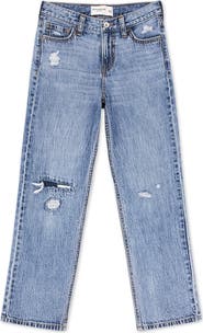 abercrombie kids Kids' Ripped & Distressed Baggy Fit Jeans
